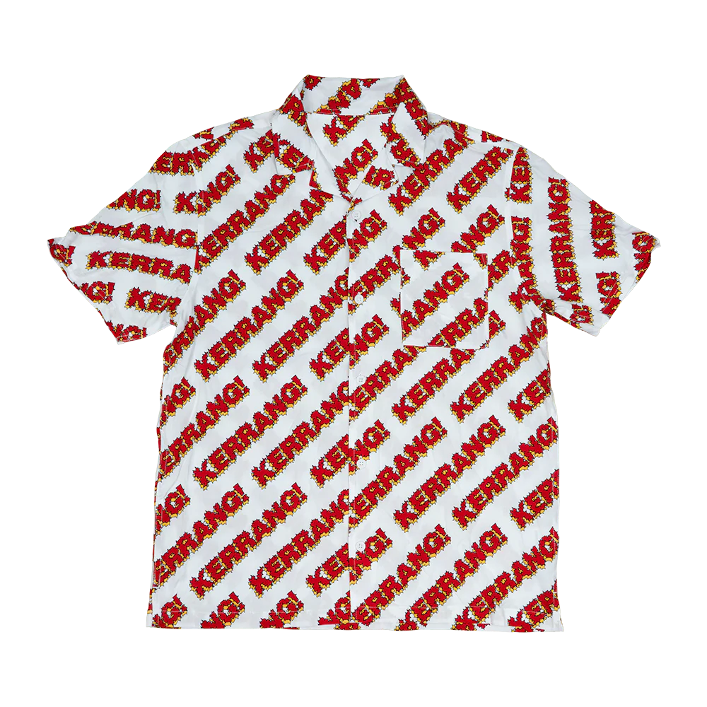 Kerrang! All-Over Print Shirt (Red)