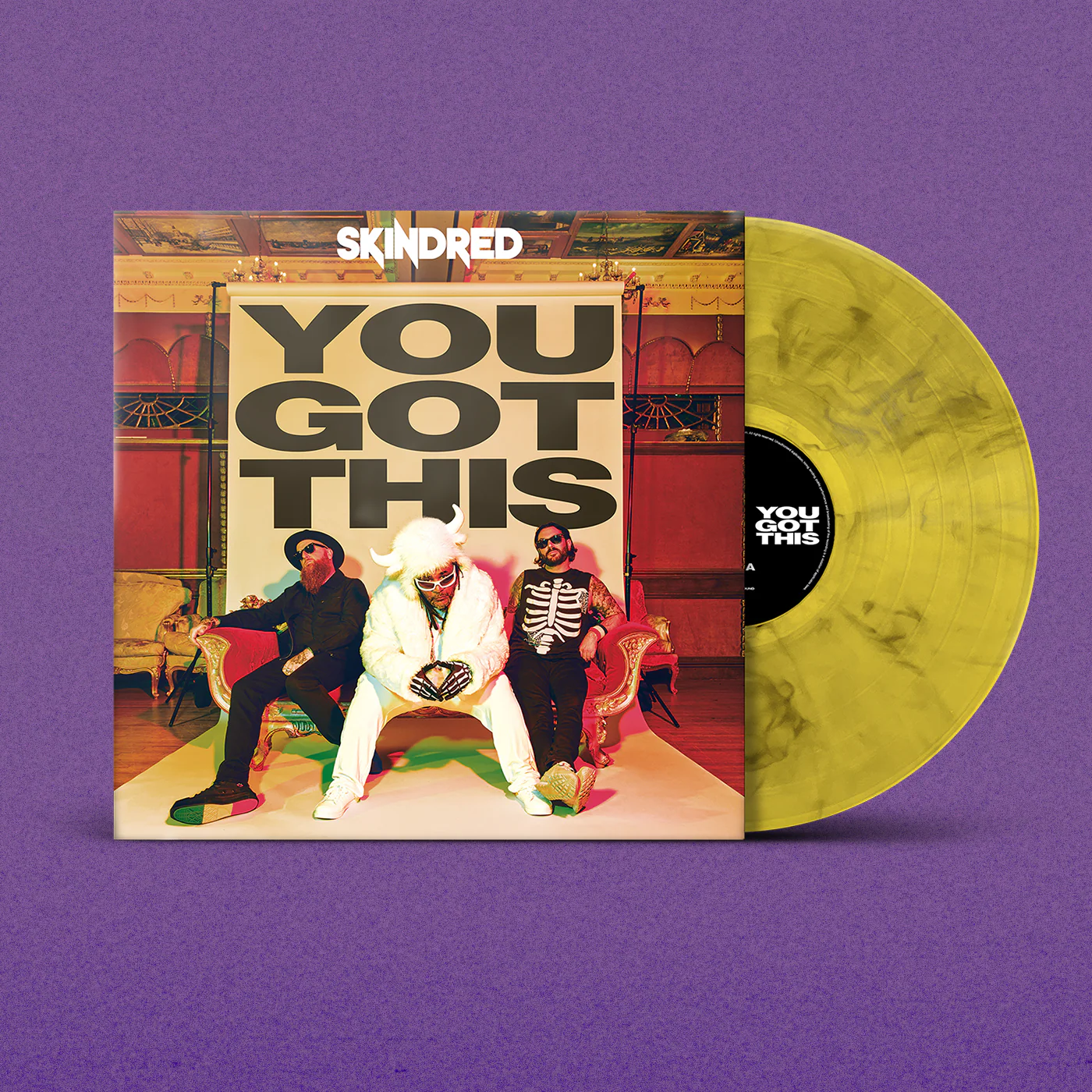 SKINDRED - You Got This (Kerrang! Exclusive Yellow Marble LP) - Image 2